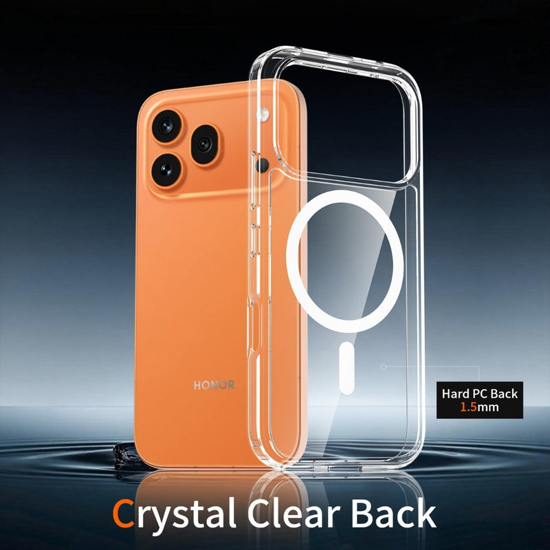 Chargez l'image dans la visionneuse de la galerie, Honor 600 / 600 Pro - MagSafe Clear Acrylic PC Hybrid TPU Phone Case
