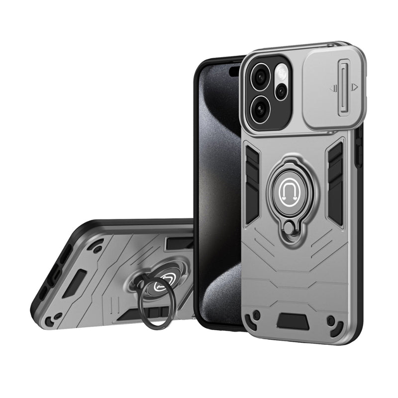 Load image into Gallery viewer, OPPO Reno15 F - Sliding Camshield TPU + PC Phone Case with Holder - Polar Tech Australia
