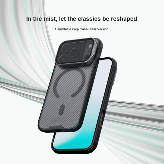 Apple iPhone 18 Pro Max - Nillkin Camshield Prop Magnetic Transparent Lens Guard Edition Camera protective cover case