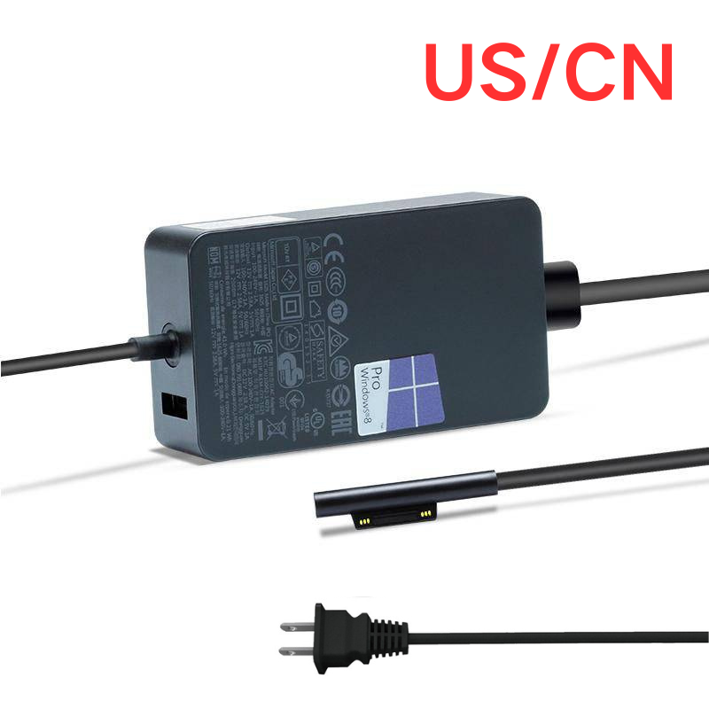 Cargue la imagen en el visor de la galería, [48W] Adaptador de corriente para cargador de pared Microsoft Surface Pro 1/Pro 2/RT1/RT2
