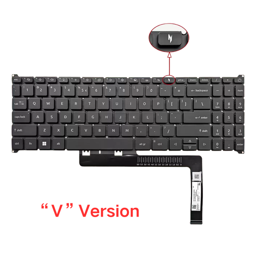 Acer Nitro V15 ANV15 ANV15-41 ANV15-51 Series - Laptop Keyboard With Backlit US Layout - Polar Tech Australia