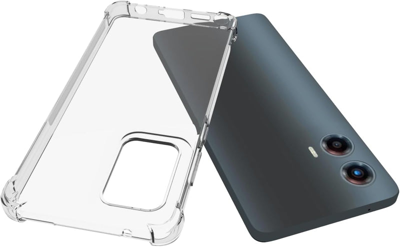 Cargue la imagen en el visor de la galería, Motorola Moto G Stylus 5G 2024 - AirPillow Cushion Transparent Soft Clear TPU Four Corners Protective Case - Polar Tech Australia

