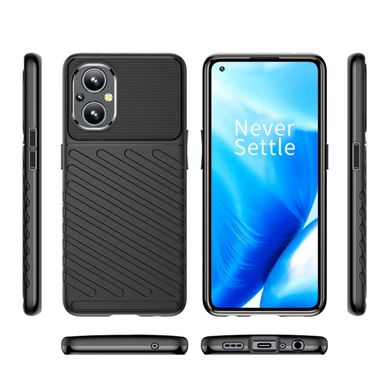 Chargez l&#39;image dans la visionneuse de la galerie, OnePlus Nord N20 - Thunder Series Twill Texture Thickened Anti-fall Protection TPU Case
