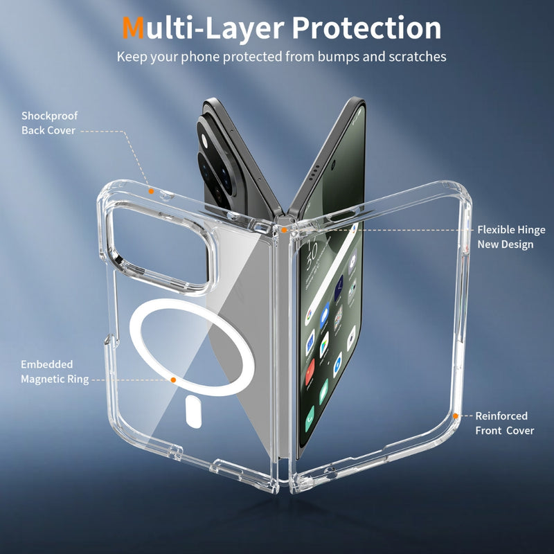 Load image into Gallery viewer, Google Pixel 11 Pro Fold - Scratchproof Acrylic TPU Magnetic Phone Case
