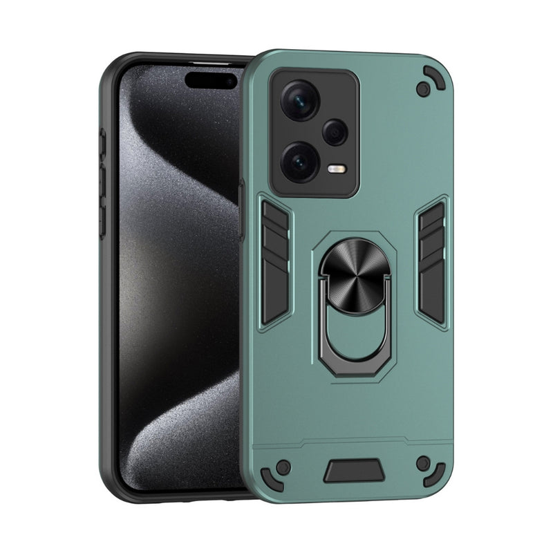 Chargez l&#39;image dans la visionneuse de la galerie, Xiaomi Redmi Note 12 5G - Shockproof Metal Ring Holder Phone Case
