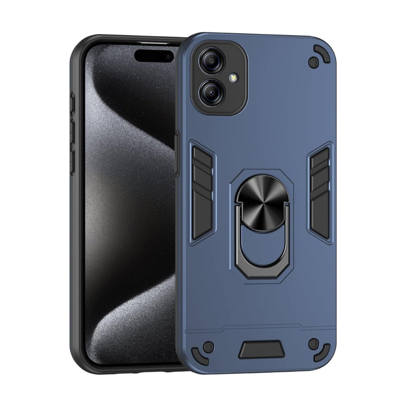 Chargez l&#39;image dans la visionneuse de la galerie, Samsung Galaxy A06 4G (SM-A065) - Shockproof Metal Ring Holder Phone Case
