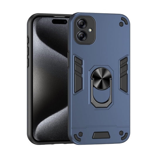 Samsung Galaxy A06 4G (SM-A065) - Shockproof Metal Ring Holder Phone Case