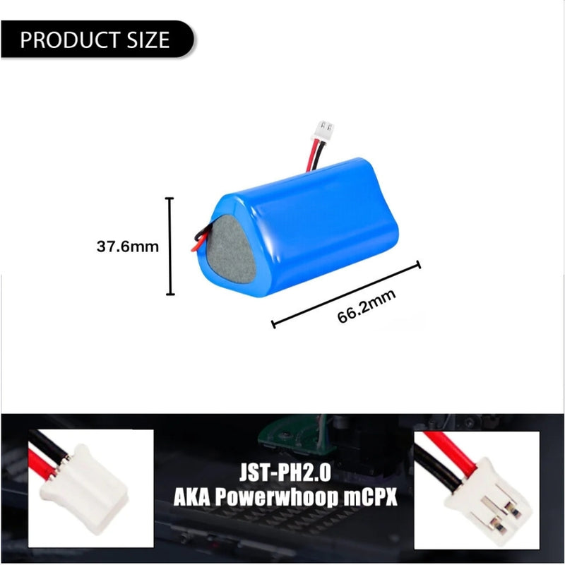 Load image into Gallery viewer, [PH2.0-JST Connector][18650] Universal 2000mAh 12V Rechargeable Li-Ion Lithium Polymer Battery - Polar Tech Australia
