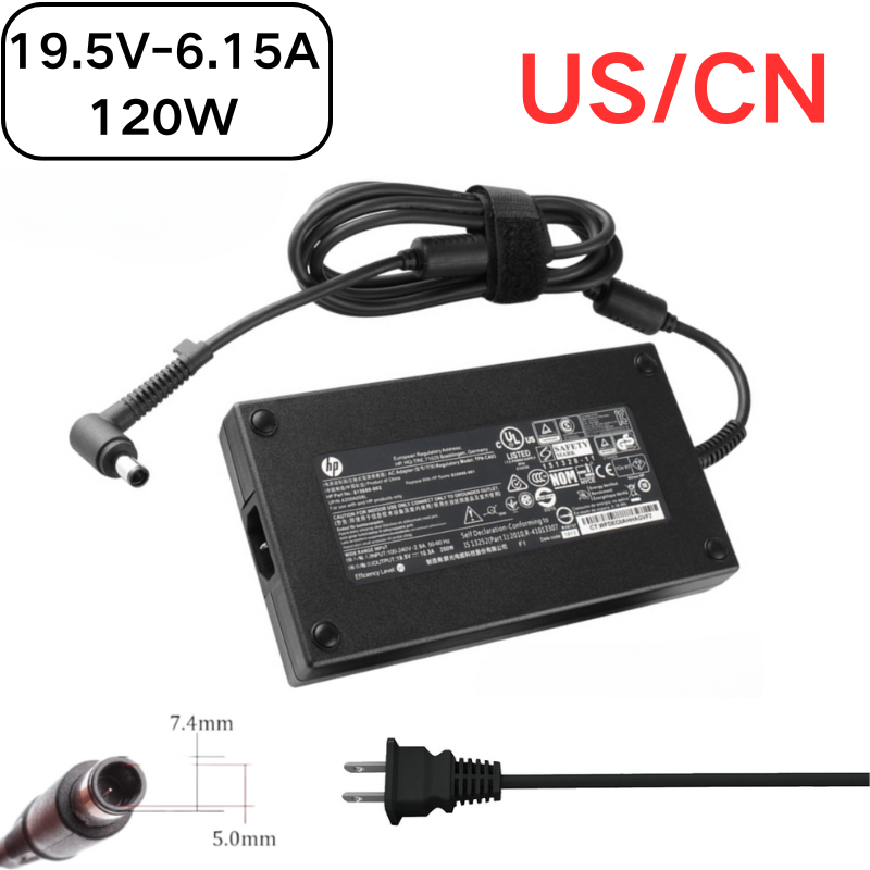 Load image into Gallery viewer, [19.5V-6.15A/120W][7.4x5.0] HP Envy Pavilion AIO Touchsmart AC Power Supply Adapter Charger - Polar Tech Australia
