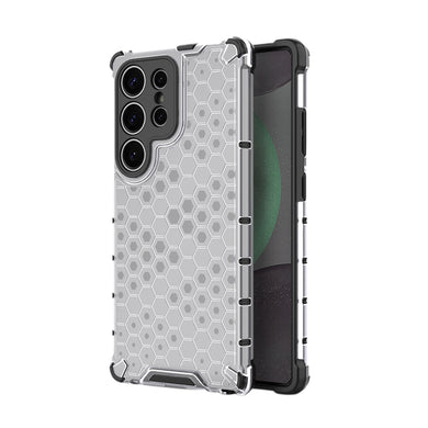 Samsung galaxy S25 Plus 5G (SM-S936) - Honeycomb Transparent Shockproof Protection Case