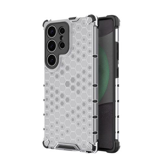 Samsung galaxy S25 Plus 5G (SM-S936) - Honeycomb Transparent Shockproof Protection Case
