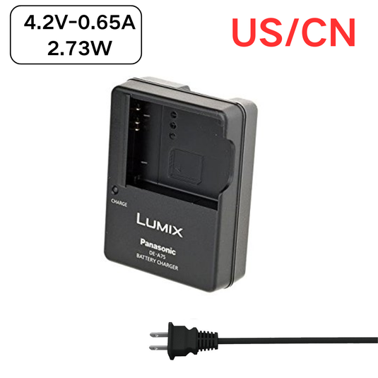 [DE-A75][4.2V-0.65A] Panasonic DMW-BCH7 LUMIX DMC-FP3S LUMIX DMC-FT10 Series - Camera Charger Power Supply Adapter - Polar Tech Australia