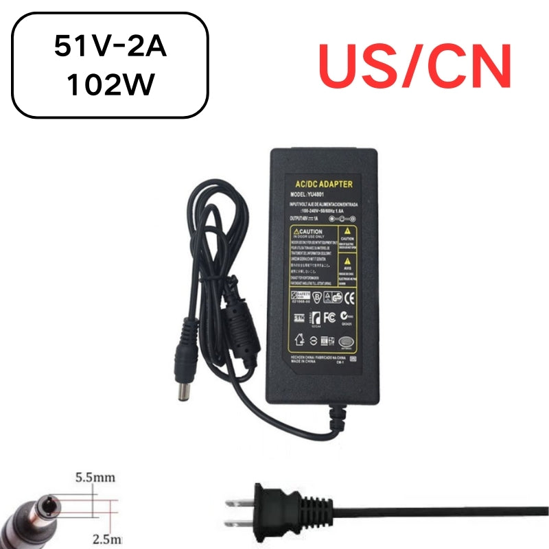 Load image into Gallery viewer, [51V-2A][5.5x2.5] Universal Computer/Monitor/CCTV POE Switch - Power Supply Adapter Wall Charger - Polar Tech Australia
