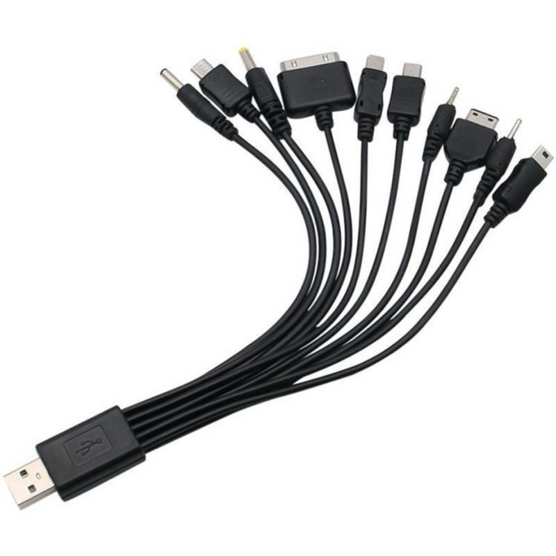 Chargez l&#39;image dans la visionneuse de la galerie, 10-in-1 USB Charging Cable – Universal Multi-Head Charger for Old &amp; New Devices - Polar Tech Australia

