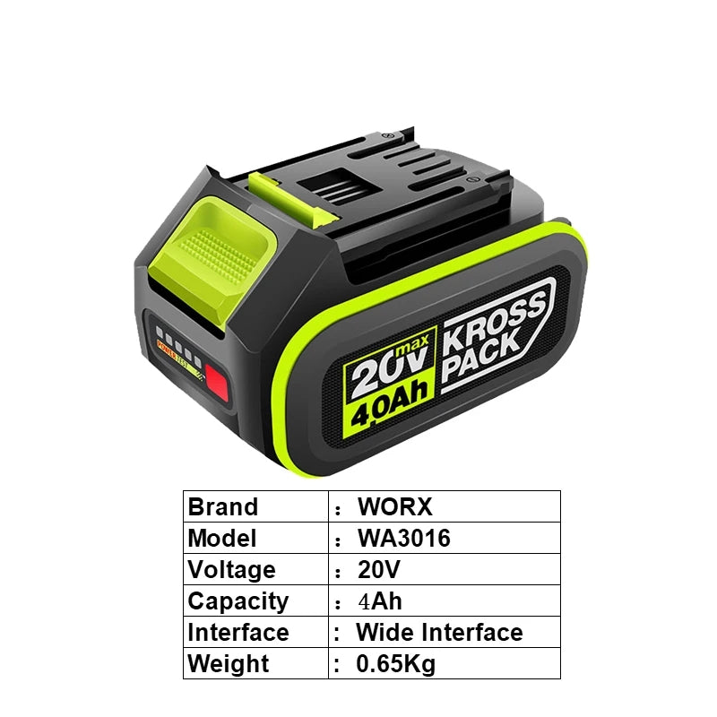 Cargue la imagen en el visor de la galería, OEM High Quality Worx 20V WA3551 WA3551.1 WA3553 WA3553.1 WA3553.2 Series - Electrical Tool Li-ion Battery
