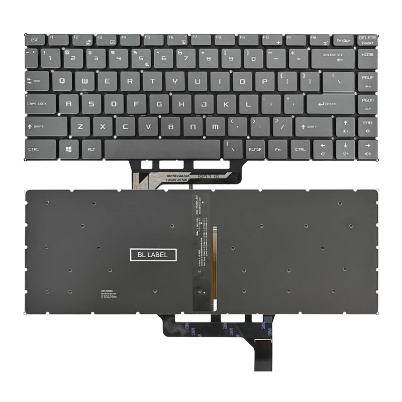 Load image into Gallery viewer, MSI GF63 MS-16R1 MS-16R2 MS-16R3 MS-16R4 MS-16R5 Series - Laptop Keyboard With Backlit US Layout
