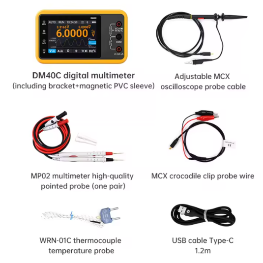 [DM40] ALIENTEK Digital Oscilloscope Multimeter Generator 50M Sample Rate Voltage8128