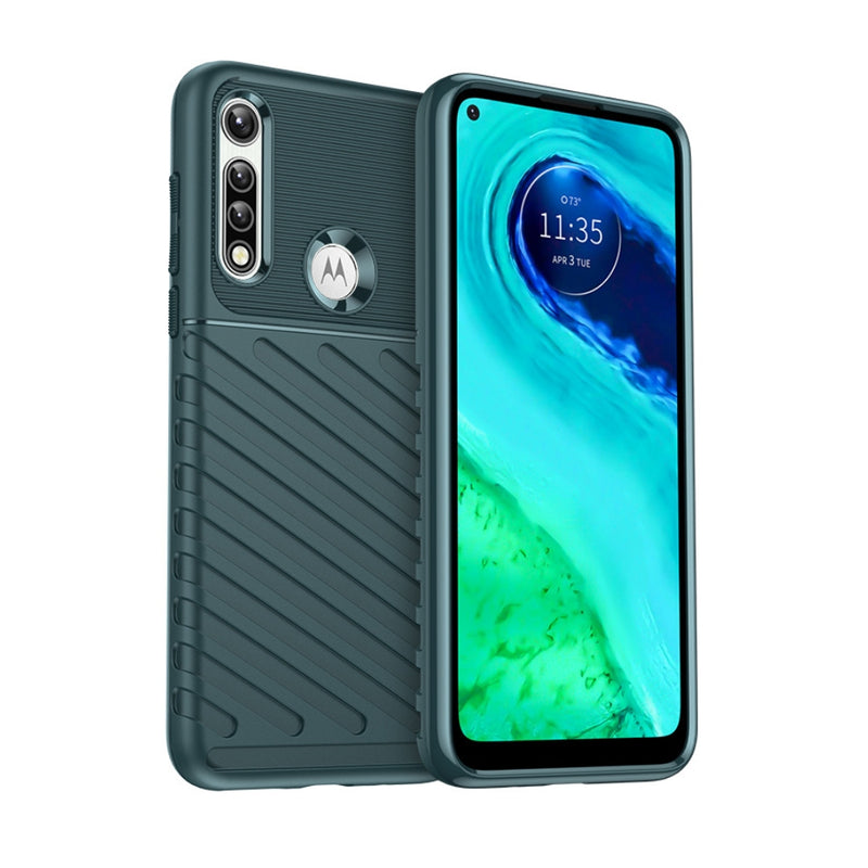Load image into Gallery viewer, Motorola Moto G Pure (2021) - Thunder Series Twill Texture Thickened Anti-fall Protection TPU Case - Polar Tech Australia

