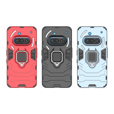 Nothing Phone (3a) Pro - Heavy Duty Armor Case With Ring Holder Stand