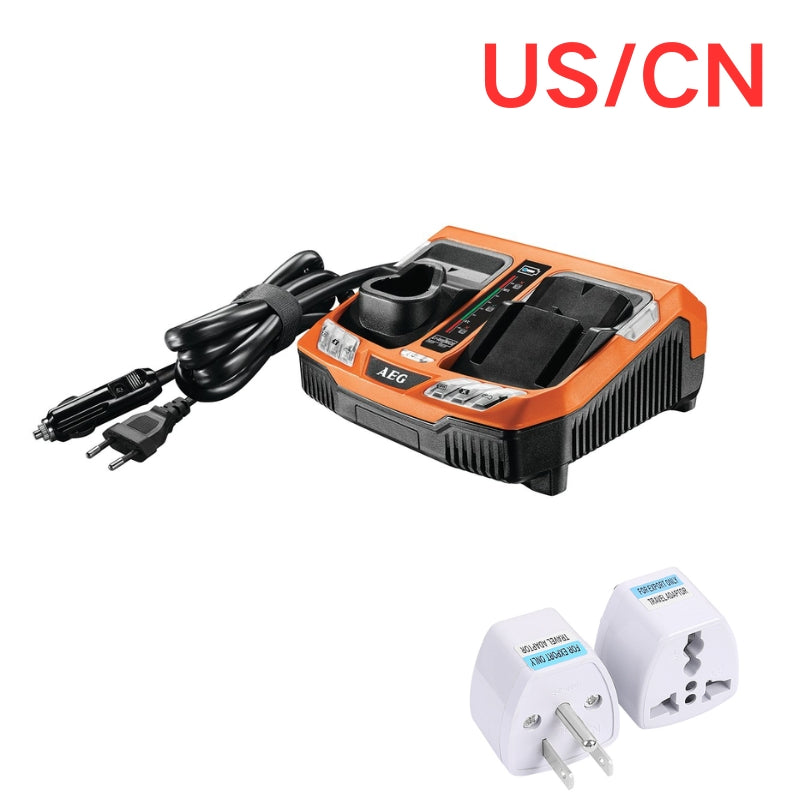 Load image into Gallery viewer, [BLK1218] Genuine Original AEG Dual Port Fast Charger Electrical Tool Li-ion Battery - Replacement Charger - Polar Tech Australia
