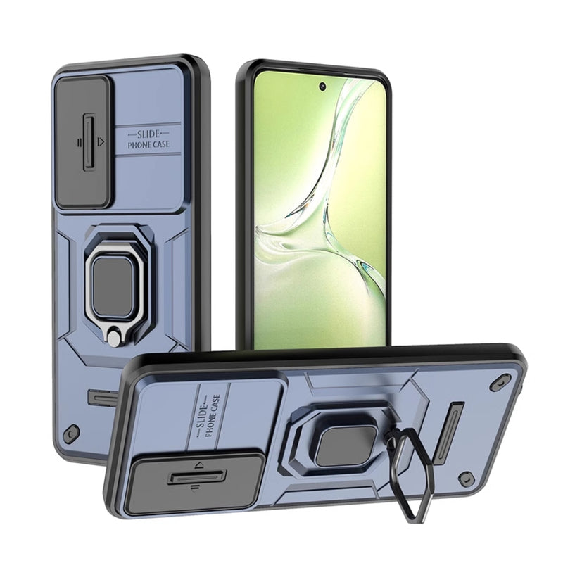 Cargue la imagen en el visor de la galería, OPPO A60 4G (CPH2631) - Heavy Duty Matte Silicone Case with Hard Plastic Back &amp; Camera Shield - Polar Tech Australia
