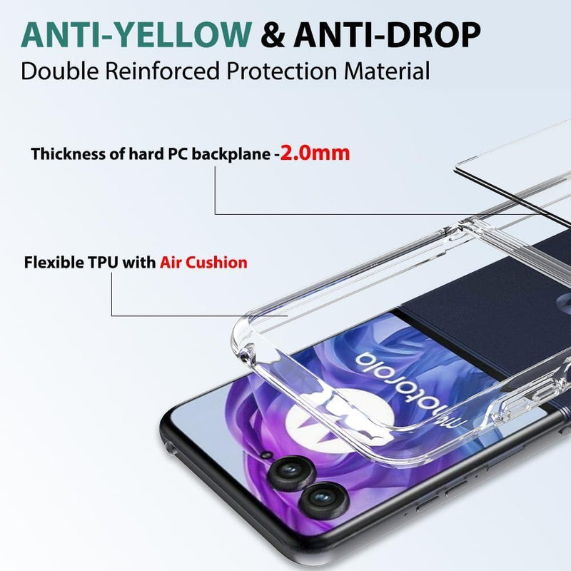 Load image into Gallery viewer, Motorola Razr 50 Ultra - AirPillow Cushion Transparent Soft Clear TPU Case - Polar Tech Australia
