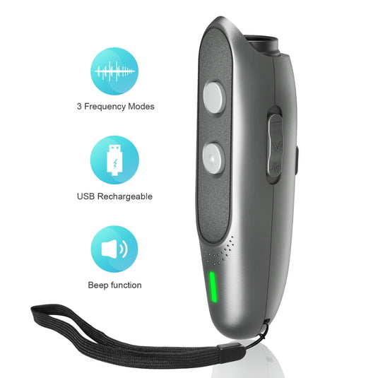 PAPANI Handheld Ultrasonic Dog Training Anti-Bark Device USB Charging Port - Polar Tech Australia
