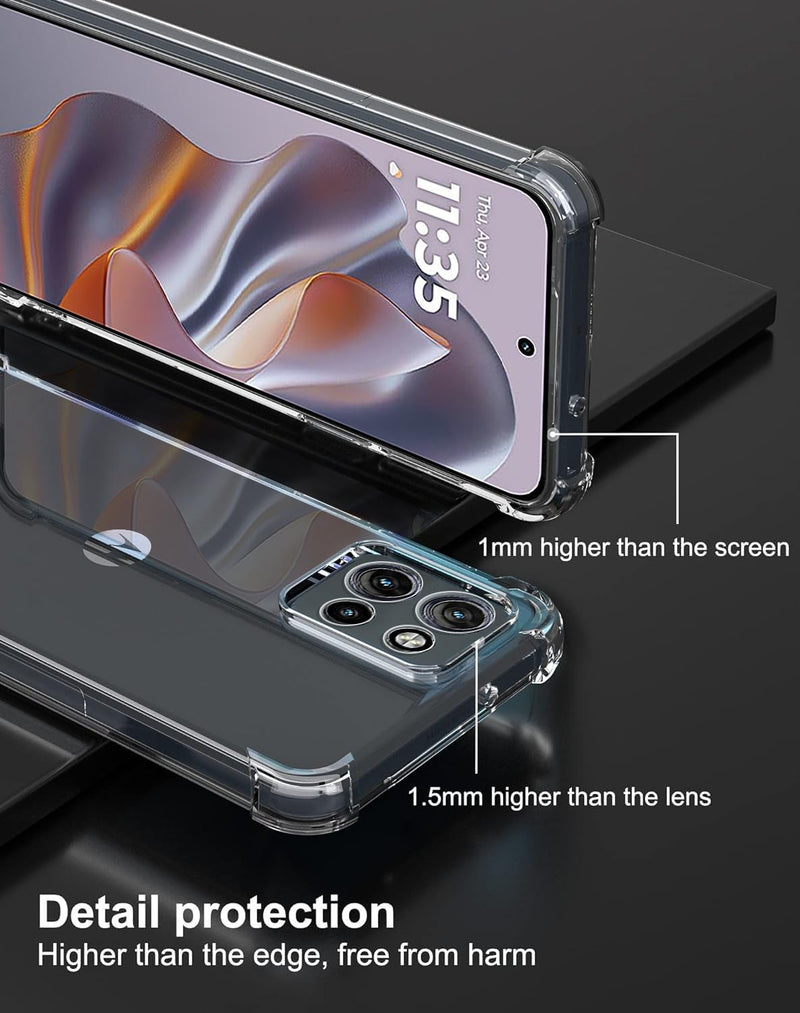 Chargez l&#39;image dans la visionneuse de la galerie, Motorola Moto Edge 50 Neo/S50/ThinkPhone 25 - AirPillow Cushion Transparent Soft Clear TPU Four Corners Protective Case - Polar Tech Australia
