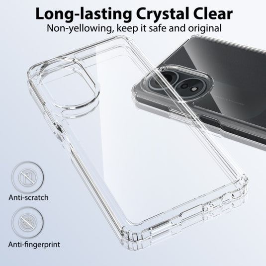 OPPO A78 4G (CPH2565) - Transparent TPU + Acrylic Anti-Drop Phone Case - Polar Tech Australia