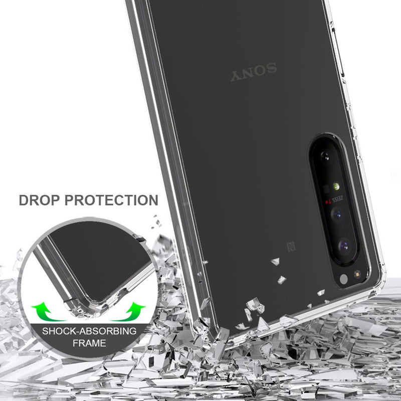 Load image into Gallery viewer, Sony Xperia 5/5 II/5 III - AirPillow Cushion Clear Transparent Back Cover Case - Polar Tech Australia
