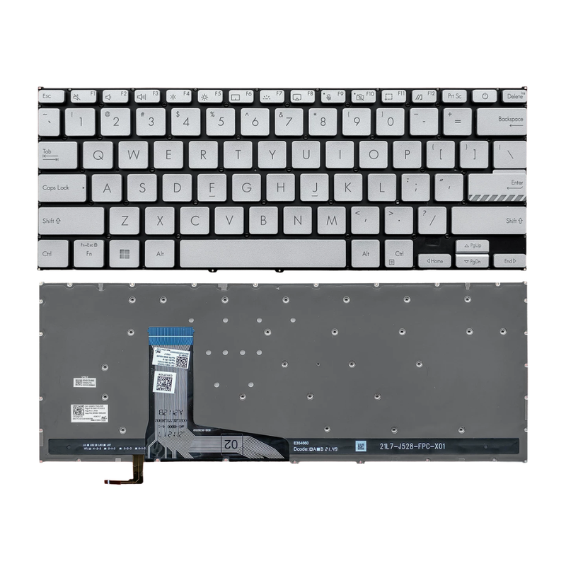 Chargez l'image dans la visionneuse de la galerie, ASUS Vivobook P1400V P1400VA Series - Laptop Keyboard With Backlit US English Layout - Polar Tech Australia
