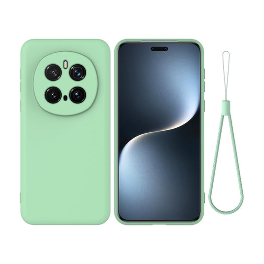 Honor Magic7 (PTP-AN00) - Solid Color Liquid Silicone Dropproof Full Coverage Phone Case