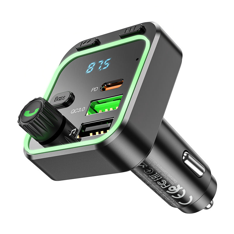 Load image into Gallery viewer, [BC53] HOCO Dual USB + PD USB-C Port 20W Car Charging Adapter With FM Transmitter
