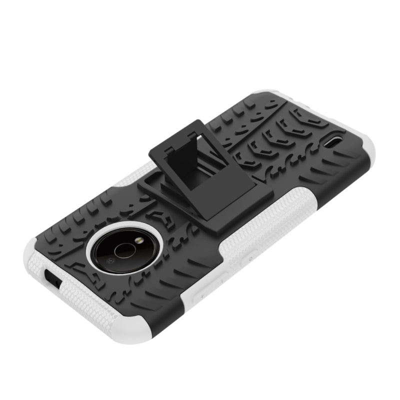 Load image into Gallery viewer, Nokia C200 - Tire Texture TPU + PC Phone Case with Holder

