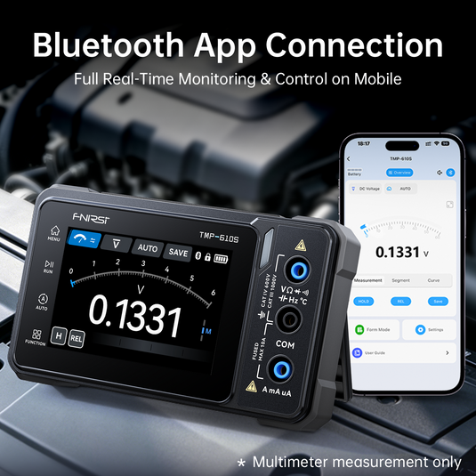 [TMP-600, TMP-610S] FNIRSI 3-in-1 Digital Multimeter DSO DDS Generator 60,000 Counts TRMS Bluetooth App Sync
