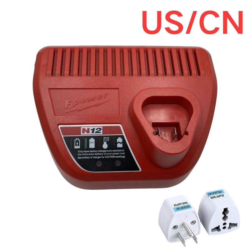 Chargez l&#39;image dans la visionneuse de la galerie, [N12][10.8V~12.0V-3.0A] Genuine Original Milwaukee Fast Charger Electrical Tool Li-ion Battery - Replacement Charger - Polar Tech Australia
