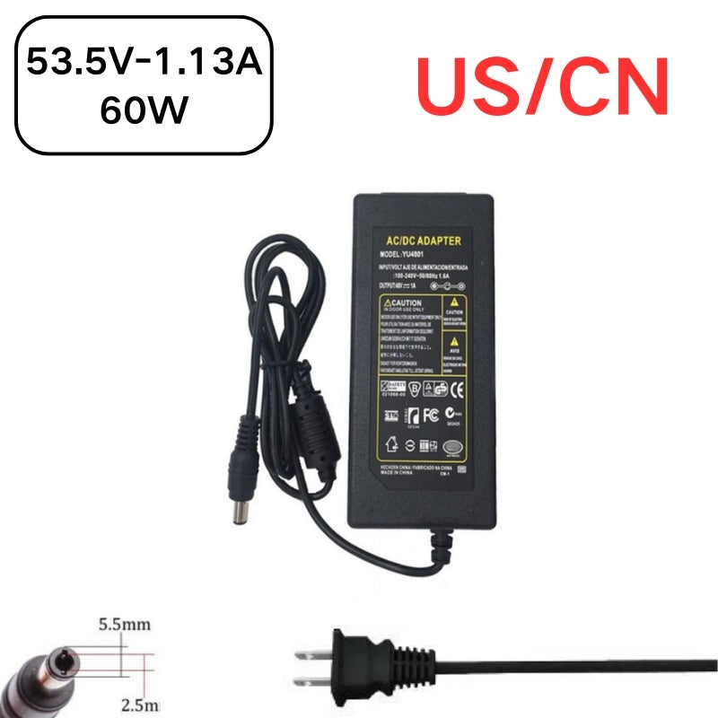 Load image into Gallery viewer, [53.5V-1.13A][5.5x2.5] Universal Computer/Monitor/CCTV POE Switch - Power Supply Adapter Wall Charger - Polar Tech Australia
