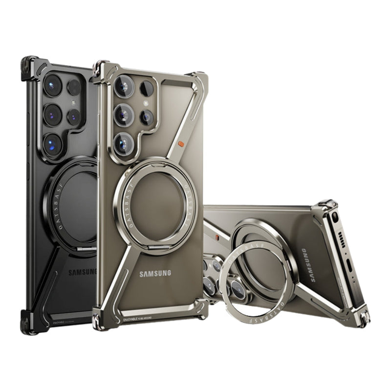 Load image into Gallery viewer, [Z-type metal bracket shell] Samsung Galaxy S24/Plus/Ultra - Magsafe Magnetic Phone Case - i-Station Mobile Phone &amp; Electronic Device Repair and Accessories

