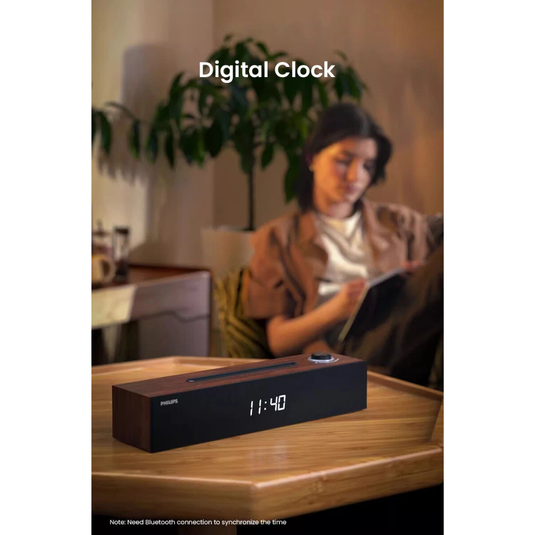 [SPA3809][Phone Stand] Philips Speaker Bluetooth 5.3 USB Dual Connection Methods Strip Shape - Polar Tech Australia