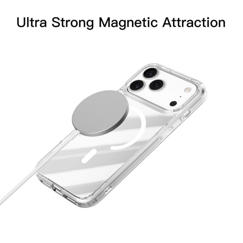 Chargez l'image dans la visionneuse de la galerie, Apple iPhone 18 Pro Max - Transparent Magnetic Wireless Charging Case
