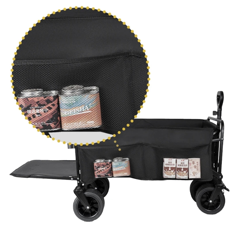 Load image into Gallery viewer, Extender Folding Cart Outdoor Extra Long Utility Large Capacity Wagon Cart Camping Picnic Trolley Beach Collapse Folding Cart - Polar Tech Australia
