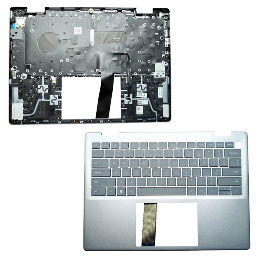Dell Inspiron 14 Plus 7440 Series - Laptop Palmrest Cover Frame With Keyboard US English Layout