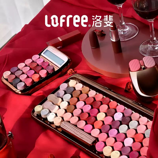 Lofree Lipstick Wireless Bluetooth Mechanical Keyboard Stylish and Portable - Polar Tech Australia