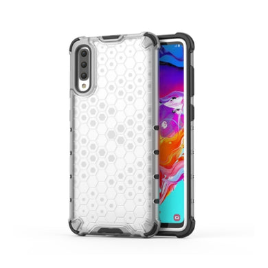 Samsung Galaxy A20 & A30 - Honeycomb Transparent Shockproof Protection Case
