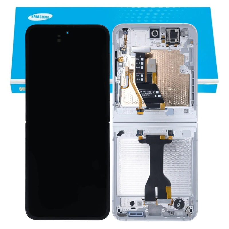 Load image into Gallery viewer, [Samsung Service Pack] Samsung Galaxy Z Flip 7 FE 5G (SM-F761) - OLED LCD Touch Screen Display Assembly With Frame - Polar Tech Australia
