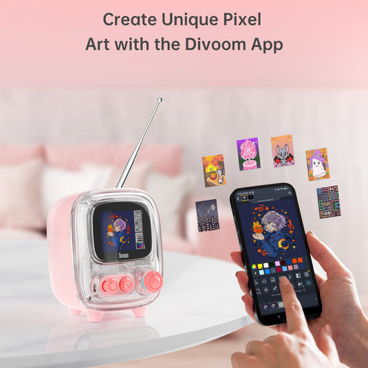 Divoom Tiivoo-2 Photo Album & Lyrics Speaker Perfect Gift - Polar Tech Australia