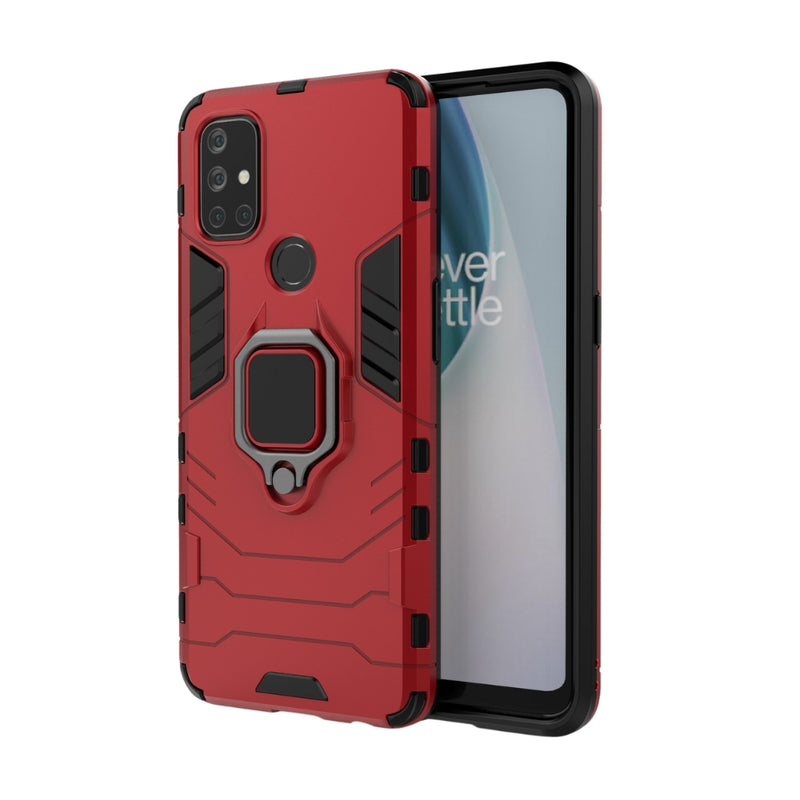 Chargez l&#39;image dans la visionneuse de la galerie, OnePlus Nord N20 - Heavy Duty Armor Case With Ring Holder Stand

