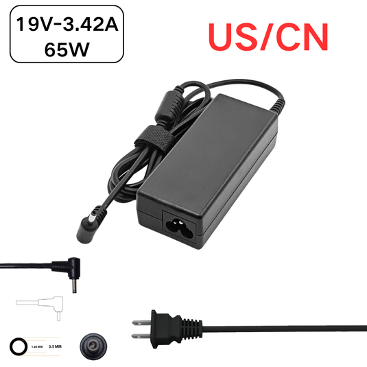 [19V-3.42A/65W][3.5*1.35mm] Universal OEM For Acer Aspire Lite 14 15 AL14-32P AL15-32P Series - Laptop AC Power Supply Adapter Charger