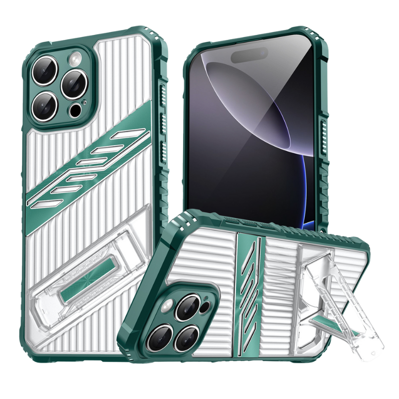 Cargue la imagen en el visor de la galería, [Built-in Invisibla Bracket] Apple iPhone 16e Transparent Shockproof Protective Case - Polar Tech Australia
