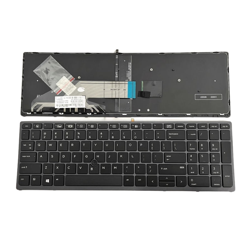 Cargue la imagen en el visor de la galería, HP ZBOOK 15 G3 G4 Series - Laptop Keyboard With Backlit US Layout
